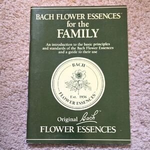 Vintage Bach Flower Essences for the Family Book | 1995 Reprint